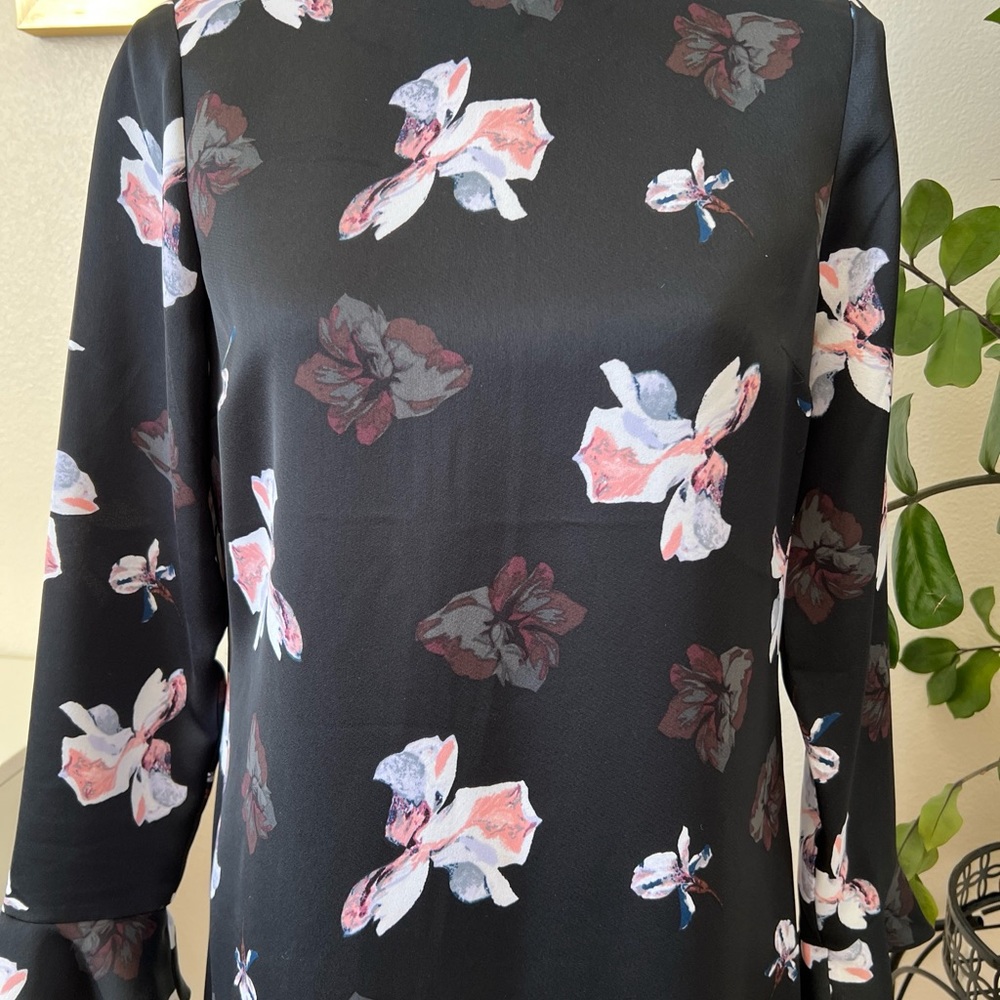 Banana Republic dress shift dress floral print size 4P - Picture 2 of 15